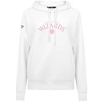 Sweat à capuche blanc motif arche pour femme, Washington Wizards, fête des Mères, Levelwear