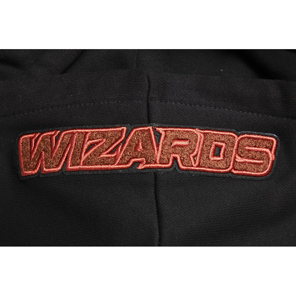 Sweat à capuche court Pro Standard pour femmes, noir, Washington Wizards 2023/24 City Edition