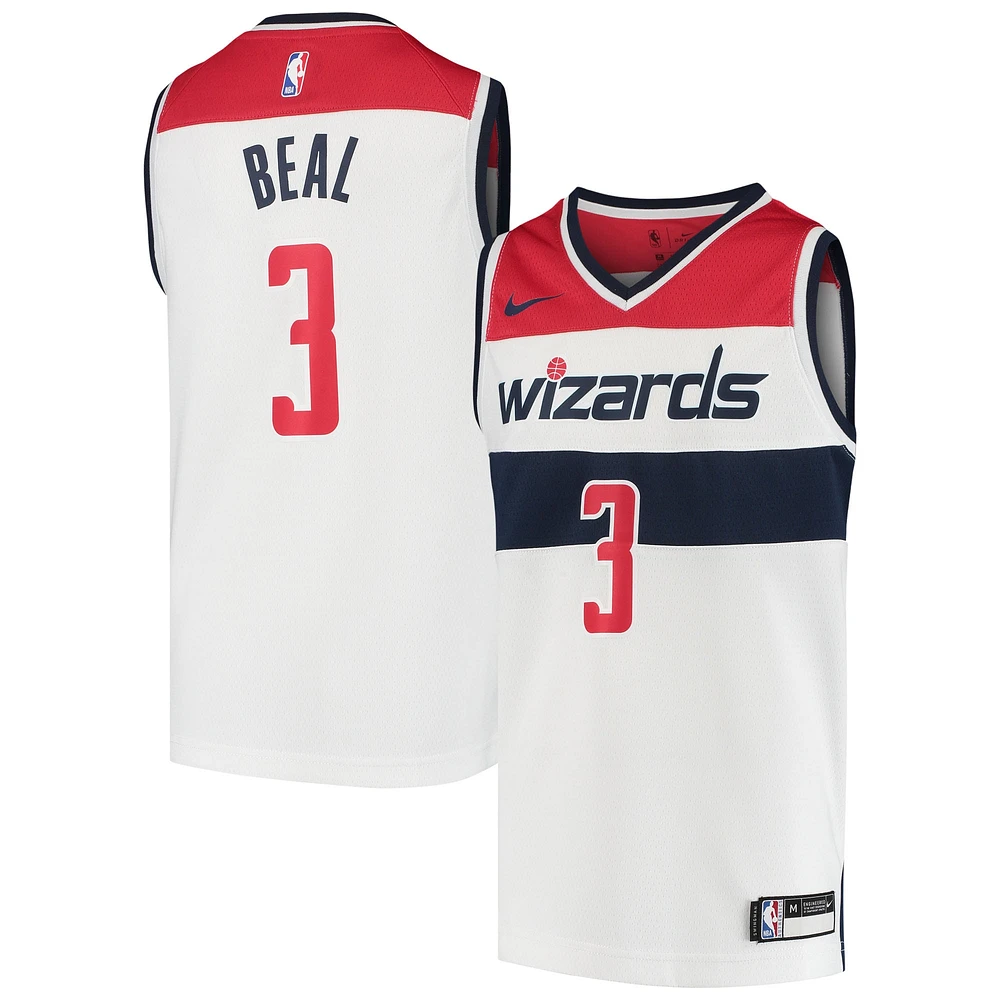 Youth Nike Bradley Beal White Washington Wizards Swingman Jersey - Statement Edition