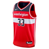 Youth Nike Kyle Kuzma Red Washington Wizards Swingman Jersey - Icon Edition