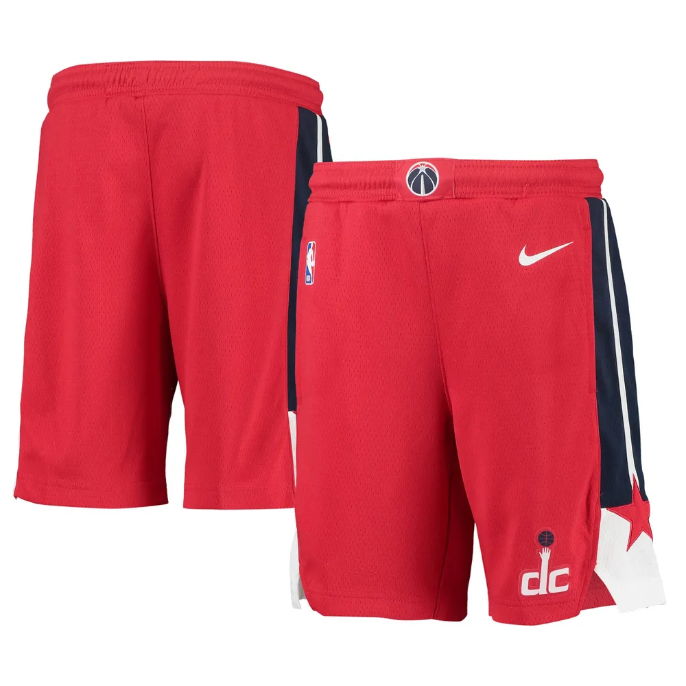 Short de performance Nike Washington Wizards 2020/21 Swingman pour enfant - Édition Icon