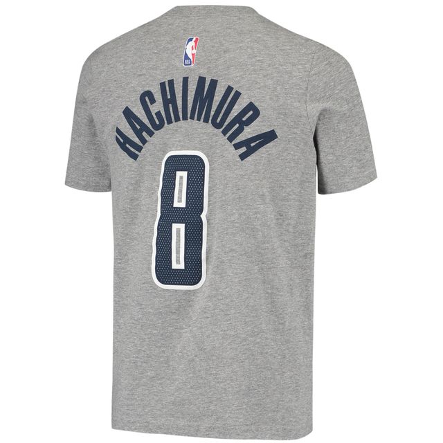 T-shirt avec nom et numéro Nike Rui Hachimura Heather Grey Washington Wizards 2020 City Edition pour enfant