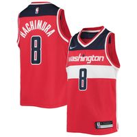 Youth Nike Rui Hachimura Red Washington Wizards 2021/22 Diamond Swingman Jersey - Icon Edition