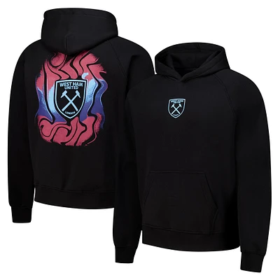 Men's  Black West Ham United Dream Oversized Pullover Hoodie