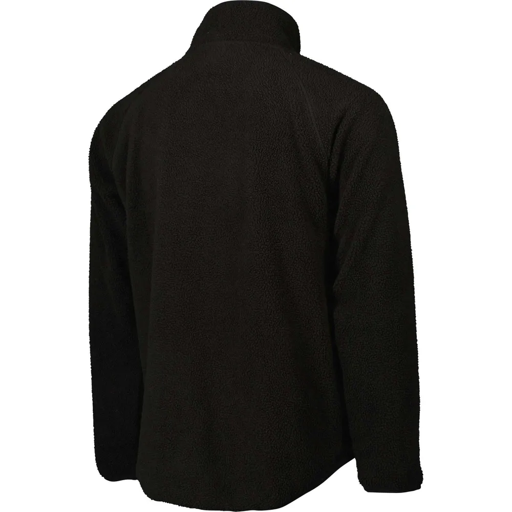 Men's Black West Ham United Pile Raglan Full-Zip Jacket