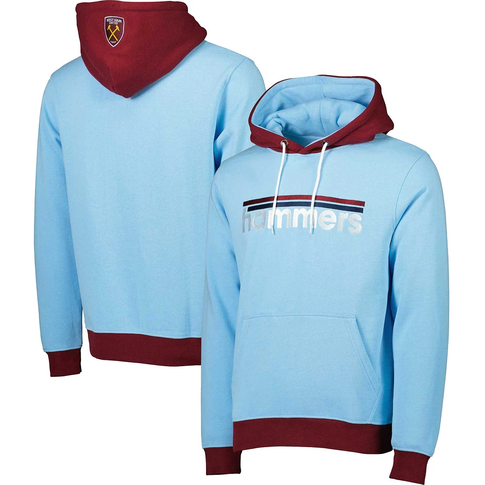 Men's Blue West Ham United Outdoor Pullover Hoodie