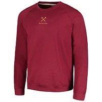 Men's Claret West Ham United Simplicity Leisure Raglan Pullover Sweatshirt