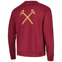 Men's Claret West Ham United Simplicity Leisure Raglan Pullover Sweatshirt