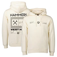 Sweat à capuche crème West Ham United Fashion pour homme