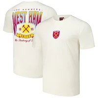 Men's Cream West Ham United Retro T-Shirt