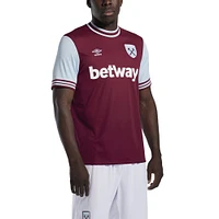 Maillot Umbro Claret West Ham United 2024/25 domicile réplique pour homme