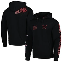 Men's West Ham United Black Graffiti Pullover Hoodie