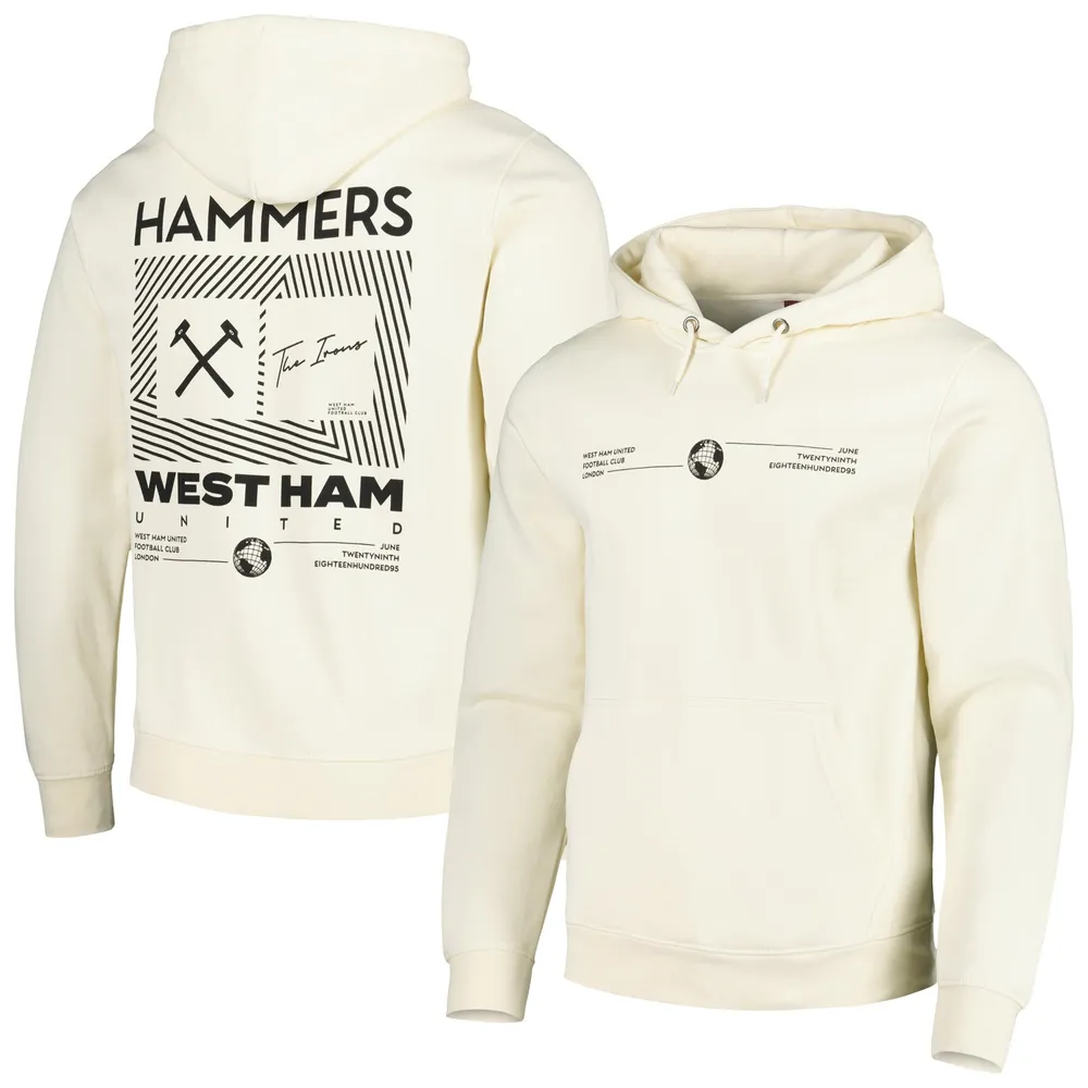 Lids West Ham Fashion Pullover Hoodie - Cream | Foxvalley