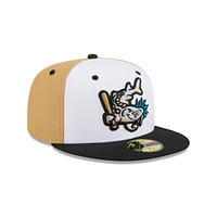 Men's New Era  White West Michigan Whitecaps Theme Nights 59FIFTY Fitted Hat