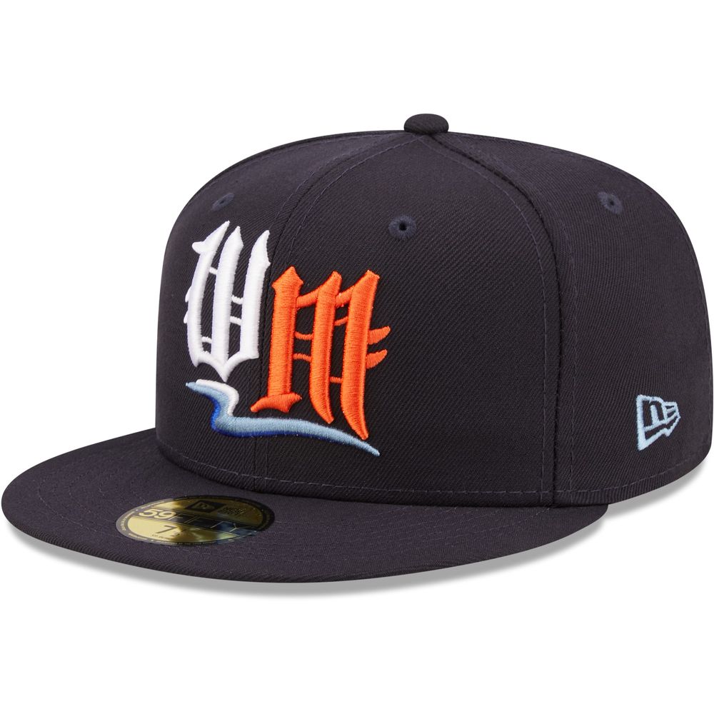 New Era Men's Detroit Tigers Navy 59Fifty Authentic Collection Fitted Hat
