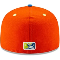 Men's New Era Orange/Blue West Michigan Calaveras Copa de la Diversion 59FIFTY Fitted Hat