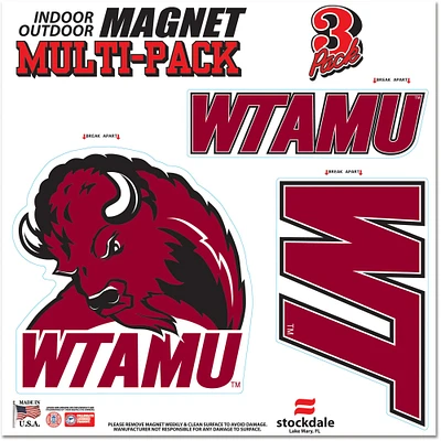 WinCraft West Texas A&M Buffaloes 8'' x 8'' Outdoor Magnet