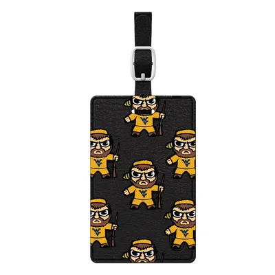 West Virginia Mountaineers Mascot Tokyodachi Luggage Tag - Black