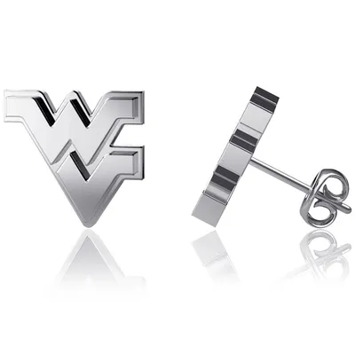 West Virginia Mountaineers Dayna Designs Silver Post Earrings