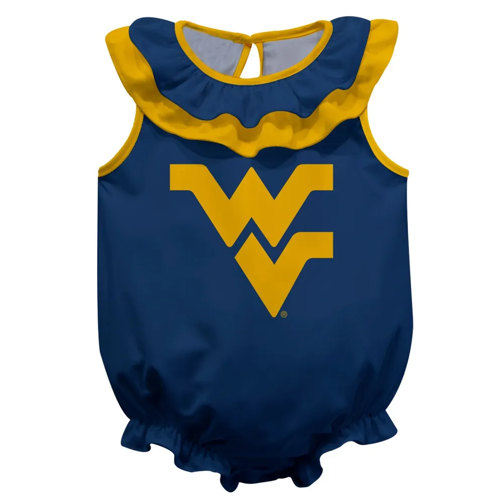 Girls Infant Colosseum Gray West Virginia Mountaineers Sweet Pea Dress