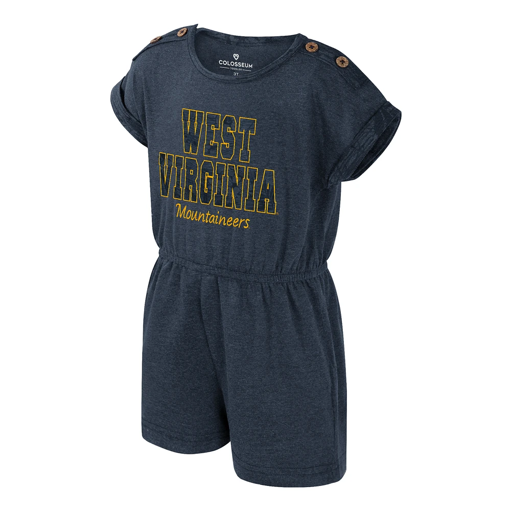 Combinaison Cinder pour filles Colosseum Navy West Virginia Mountaineers