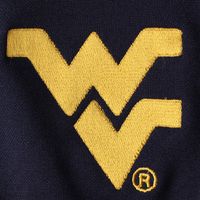 Girls Youth Navy West Virginia Mountaineers Two-Piece Cheer Set