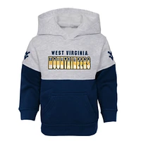 Infant Heather Gray/Navy West Virginia Mountaineers Playmaker Pullover Hoodie & Pants Set