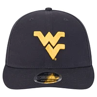 Casquette Snapback 9FIFTY Low Profile des West Virginia Mountaineers de New Era pour homme, bleu marine