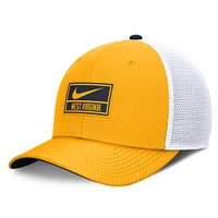 Men's Nike  Gold West Virginia Mountaineers Stretch-Snap Adjustable Trucker Hat