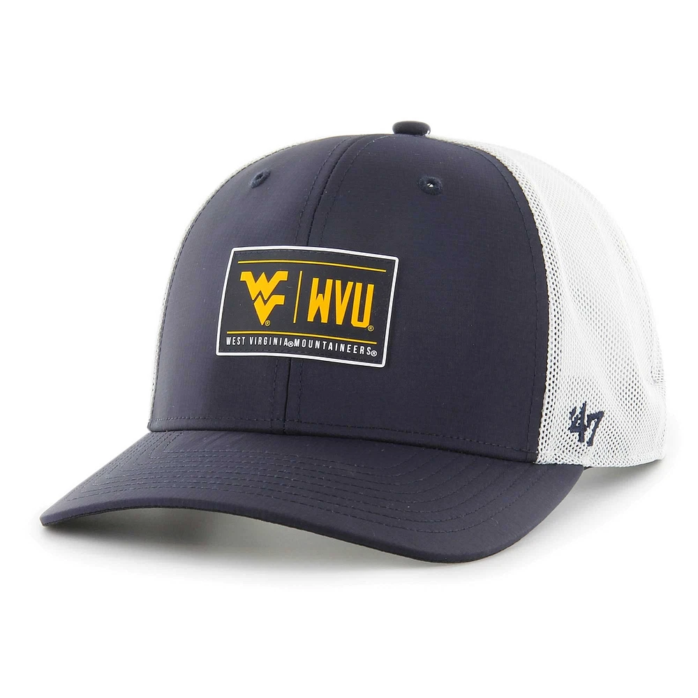 Casquette réglable pour homme '47 Navy West Virginia Mountaineers Bonita Brrr Hitch