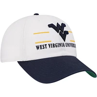 Men's '47 White West Virginia Mountaineers Gridiron Clean Up Adjustable Hat