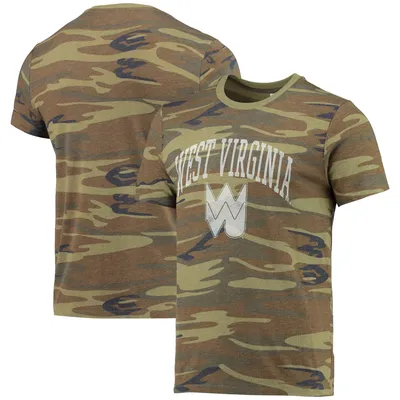 Alternative Vêtements Men Camo West Virginia Mountaineers Arch Logo T-shirt