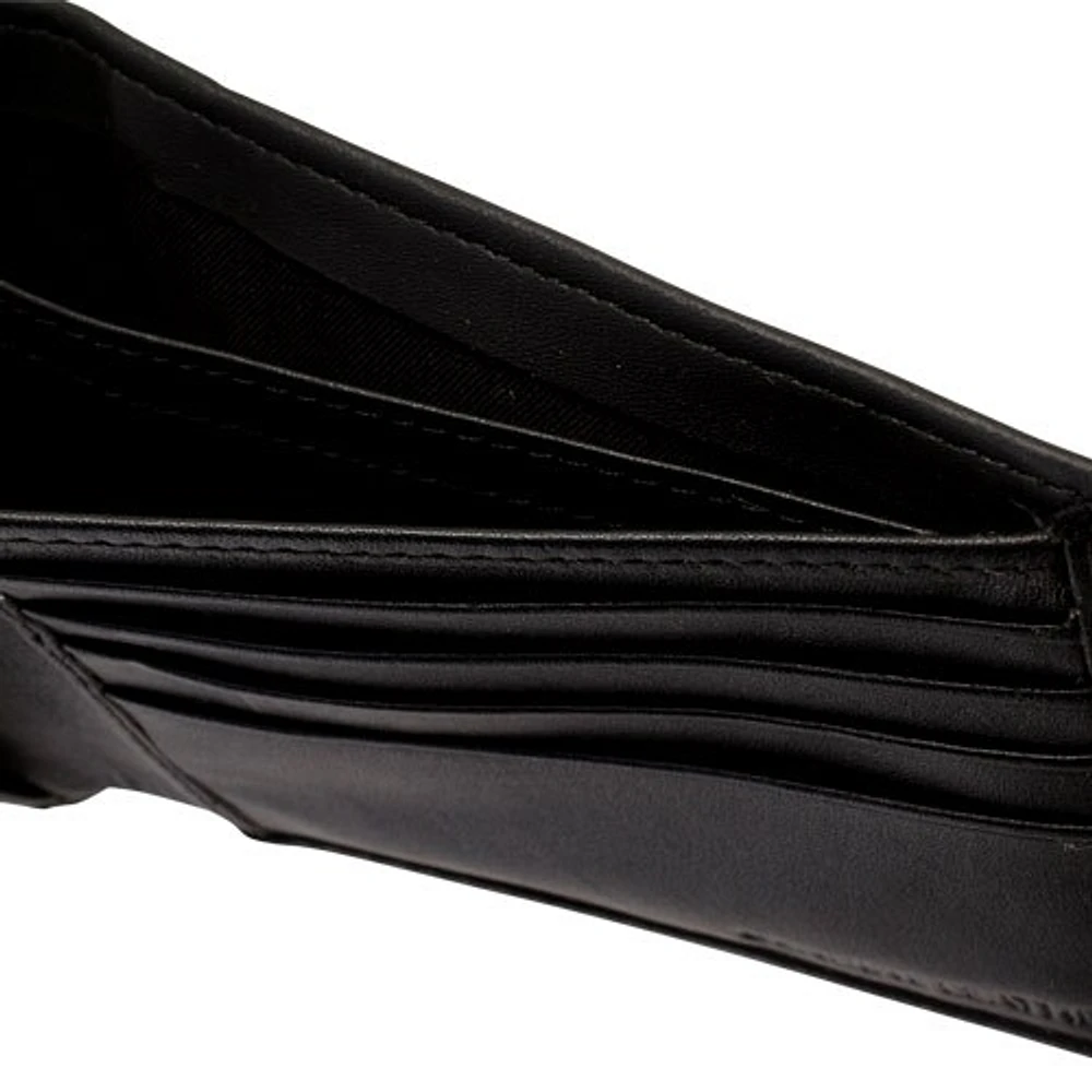 Men's Black West Virginia Mountaineers Hybrid Bi-Fold Wallet