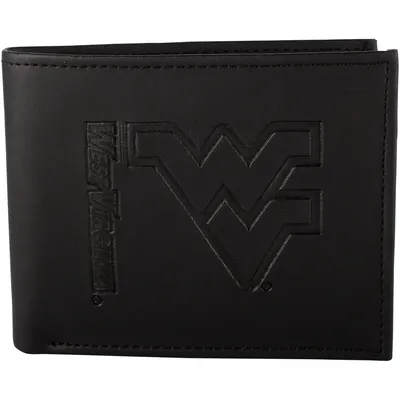 Portefeuille À Deux Volets Hybride Homme West Virginia Mountaineers Noir