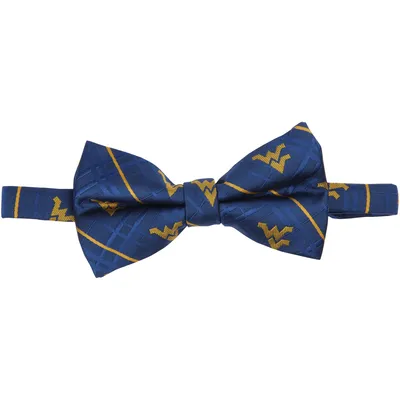 Men's Blue West Virginia Mountaineers Oxford Bow Tie