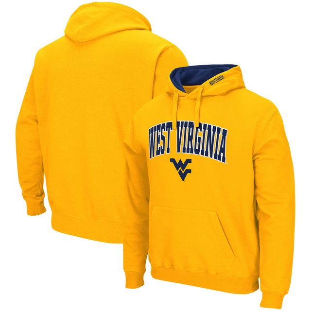 Chandail à capuchon Colosseum Gold West Virginia Mountaineers Arch & Logo 3.0 pour hommes