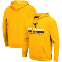 Men's Colosseum Gold West Virginia Mountaineers Lantern Pullover Hoodie