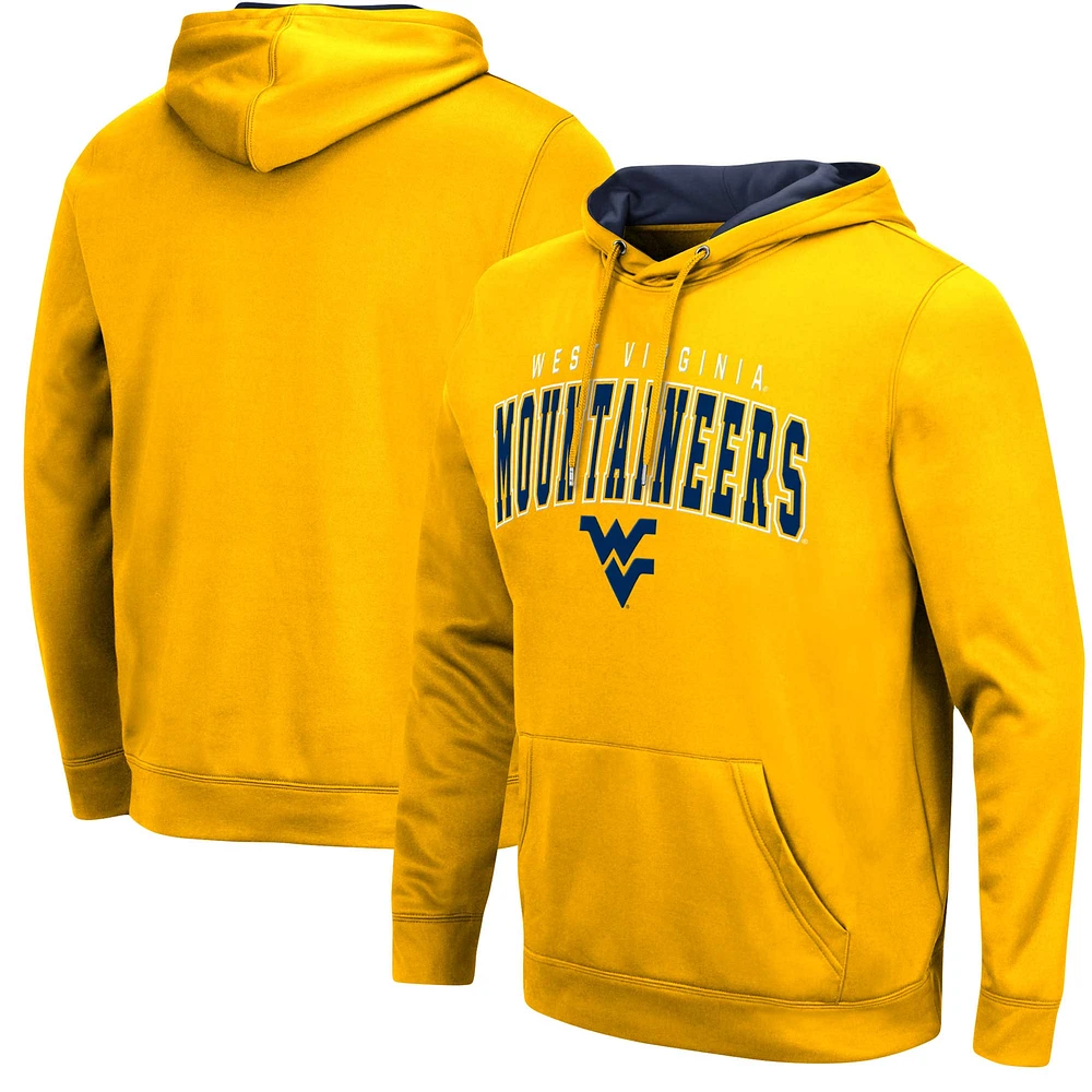 Men's Colosseum Gold West Virginia Mountaineers Resistance Pullover Hoodie