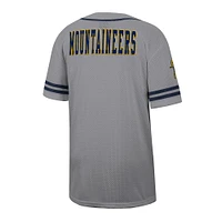 Men's Colosseum Gray West Virginia Mountaineers Free Spirited Baseball Jersey