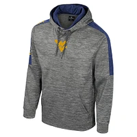 Sweat à capuche pour homme Colosseum Heather Grey West Virginia Mountaineers Dozer