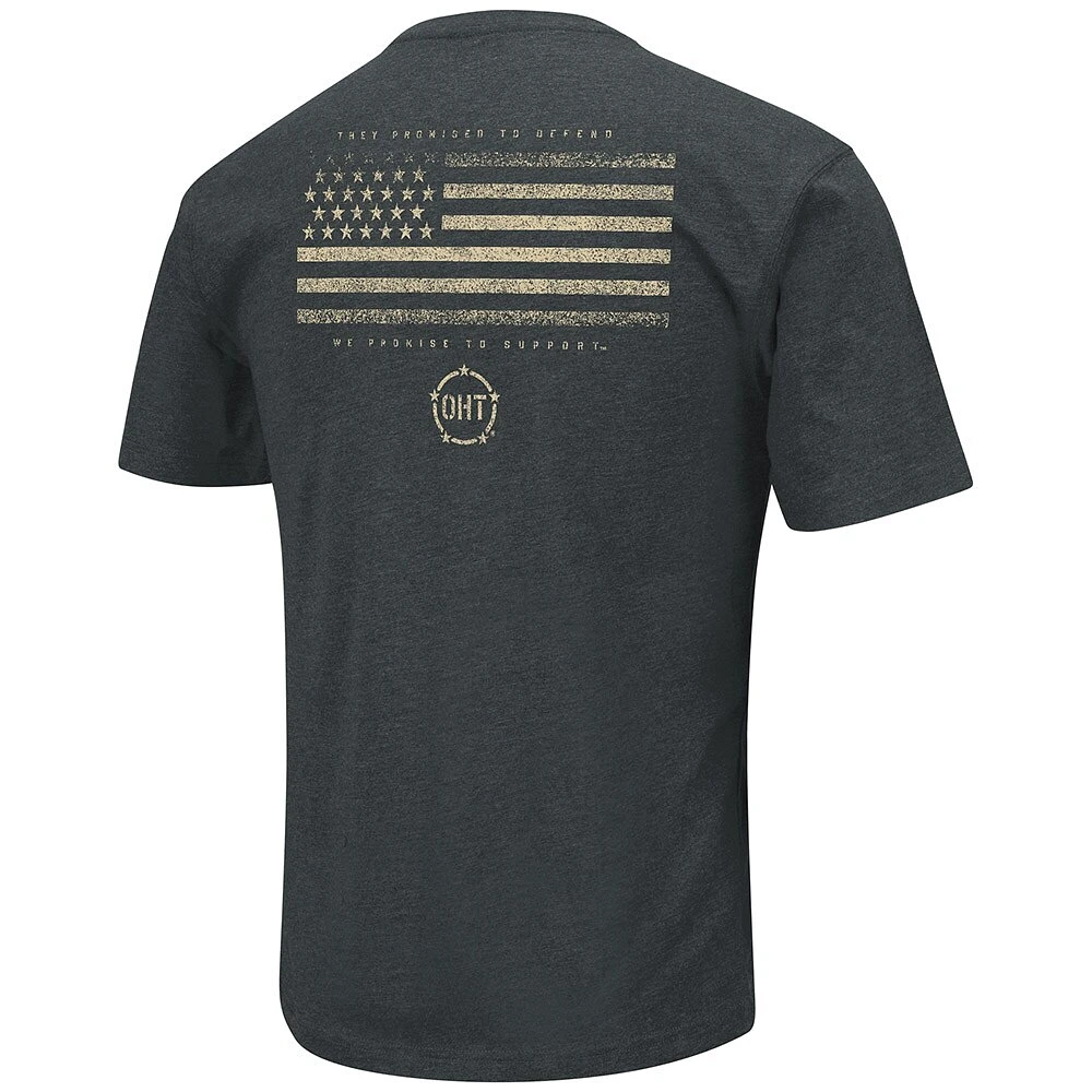 CO3 WVU NOIR HOMME OHT MILITAIRE APPRÉCIATION DRAPEAU 2.0 SS TEE TEEMENSCR
