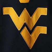Men's Colosseum Navy West Virginia Mountaineers 2.0 Lace-Up Pullover Hoodie