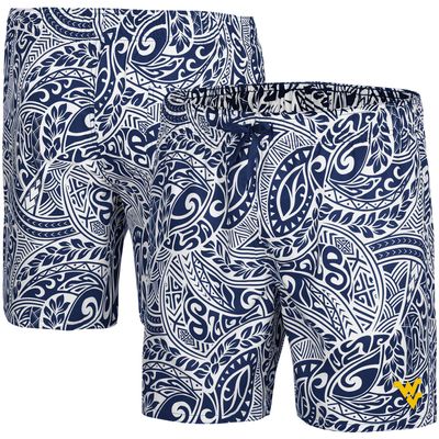 Men's Colosseum Navy West Virginia Mountaineers Biff Swim Shorts