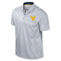 Polo Marty Rival bleu marine pour homme Colosseum West Virginia Mountaineers, grande taille