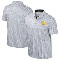 Polo Marty Rival bleu marine pour homme Colosseum West Virginia Mountaineers, grande taille