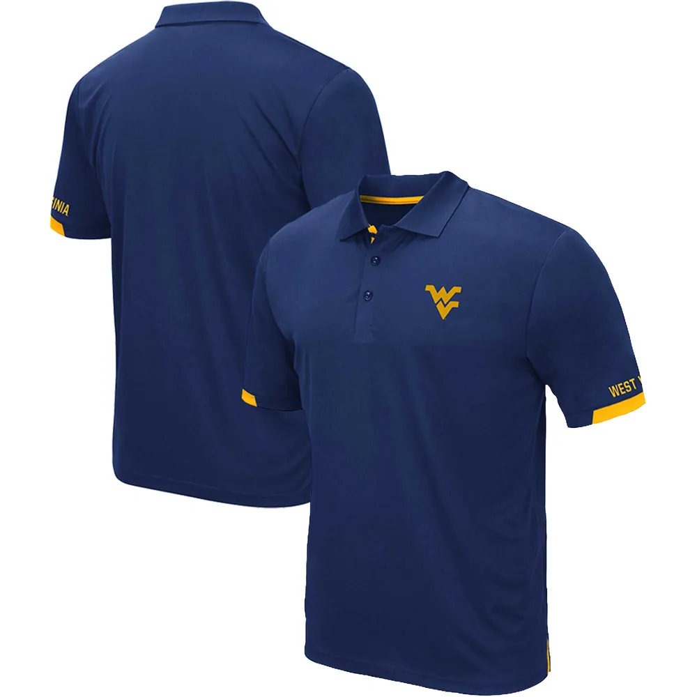 Colosseum Navy West Virginia Mountaineers Polo Big & Tall Santry pour homme