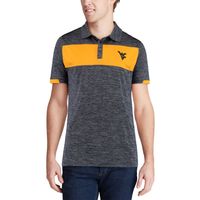 Men's Colosseum Navy West Virginia Mountaineers Nelson Polo