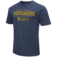 Men's Colosseum Navy West Virginia Mountaineers OHT Military Appreciation Flag 2.0 T-Shirt
