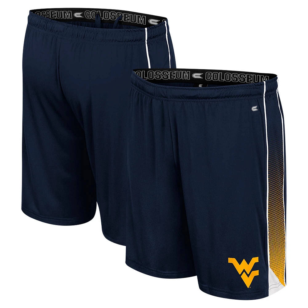 Short en ligne Colosseum Navy West Virginia Mountaineers pour hommes