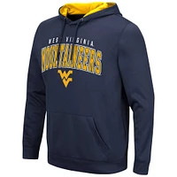 Men's Colosseum Navy West Virginia Mountaineers Resistance Pullover Hoodie